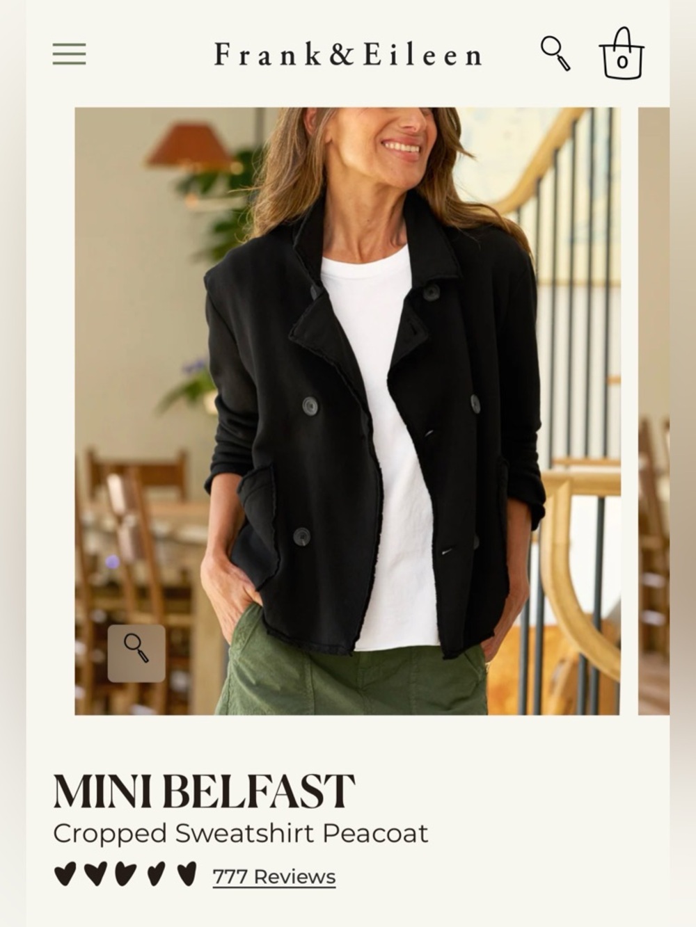 Frank & Eileen Mini Belfast Jacket